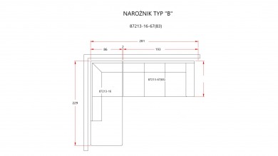 87213 Narożnik typ B