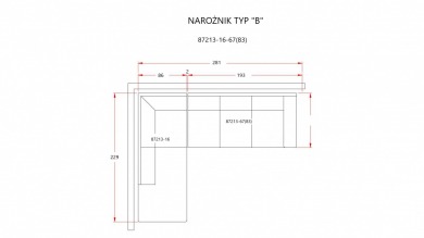 87213 Narożnik typ B