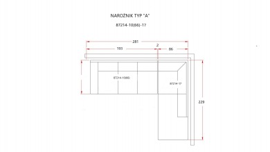 87214 Narożnik typ A